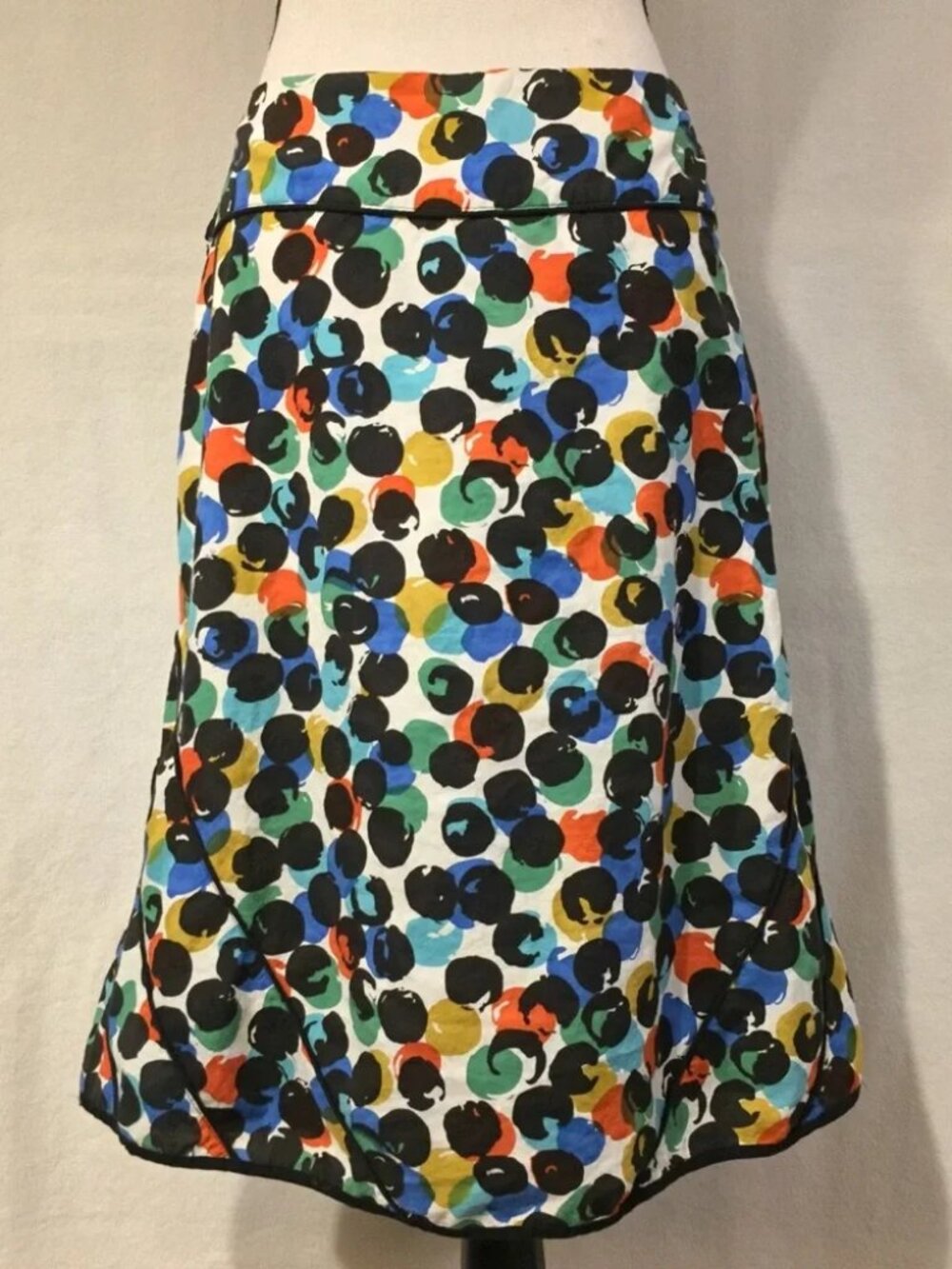 Edme & Esyllte 2008 Anthropologie bubble finger paints a-line skirt - Picture 7 of 12